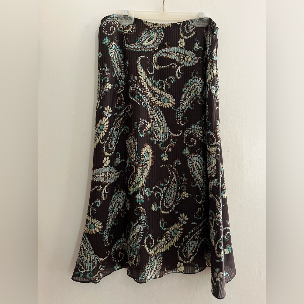Dana Buchanan Paisley Print Skirt Size 2